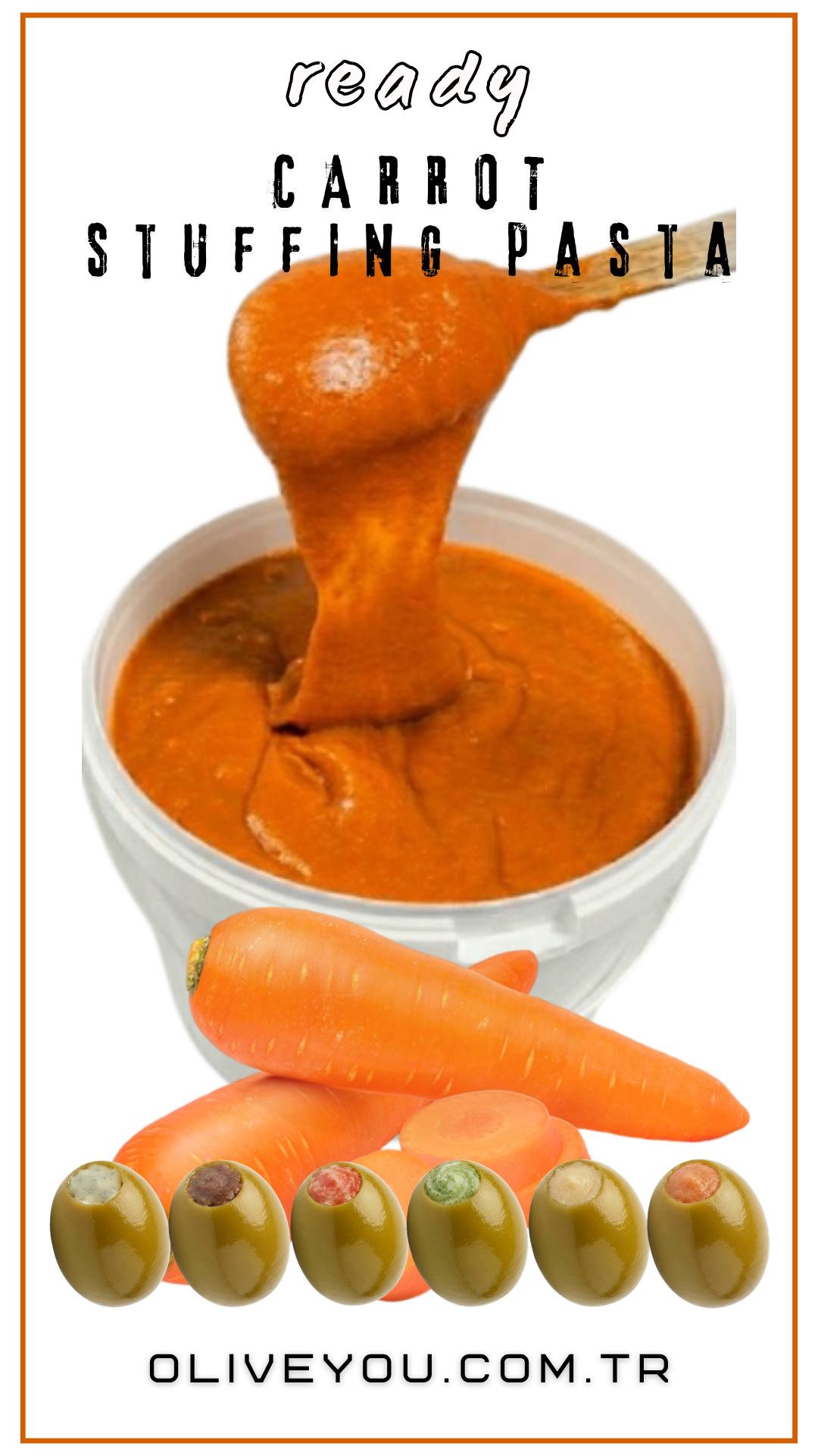 Havuçlu Zeytin Dolgu Pastası